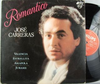 JOSE CARRERAS Romantico PHILIPS 9500 894 VG  