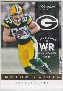 2012 Jordy Nelson Panini Prestige Extra Points Gold Packers  