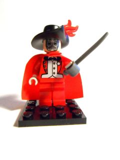 Lego Minifigure Custom Phantom of The Opera "Mask of The Red Death" Minifig  