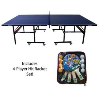 Joola Quattro Table Tennis Table and Hit Racket Set  