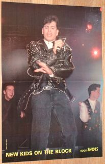 New Kids on The Block Jordan Knight Poster Centerfold 2 Sided Pin Up 1990  
