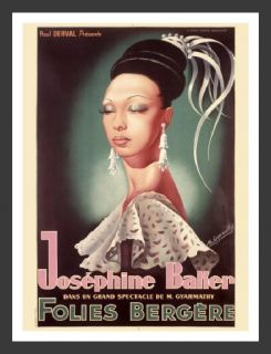 Theatre Burlesque Josephine Baker Follies Bergere  