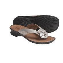Josef Seibel Womens ™ Pearl Thong Silver Sandals  