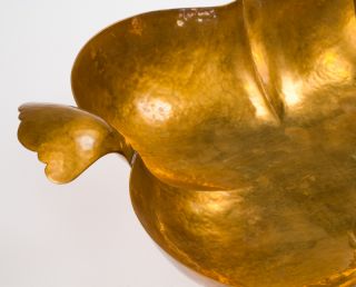 Beaten Brass Josef Hoffmann Bowl Art Nouveau Wiener Werkstatte Art Nouveau  