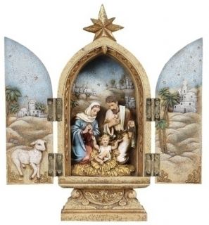 Joseph's Studio Holy Family Jesus Christmas Triptych Box Scene Figure  