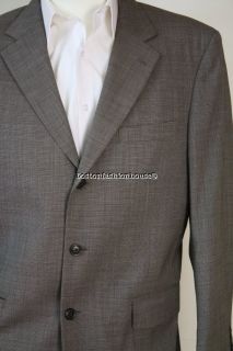 JOSEPH A BANK Gray Wool 2 Button Suit 41 REGULAR  