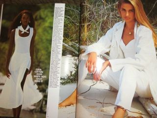 Vintage Elle 1 1992 Claudia Schiffer Rachel Williams Daryl Hannah Swimsuit Model  