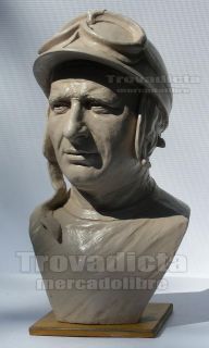 Juan Manuel Fangio Statue Bust Sculpture Amazing  