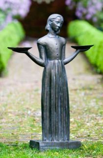 Savannah Bird Girl Garden Statue by Sylvia Shaw Judson 37 5"   