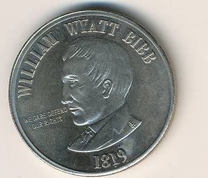 89 Advertising Coin Token State of Alabama William Bibb  
