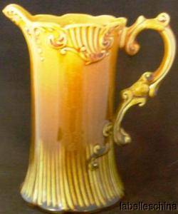 Beautiful Ornate Pottery Juice Jug Pitcher  