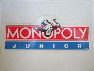 Parker Brothers Monoply Junior 1991