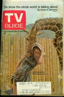 1970 TV Guide Julie Sommars The Governor and J J 
