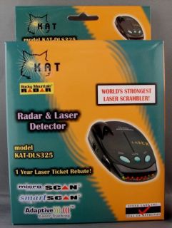 Rocky Mountain Kat DLS325 Radar Laser Detector x K Ka Band Micro Scan
