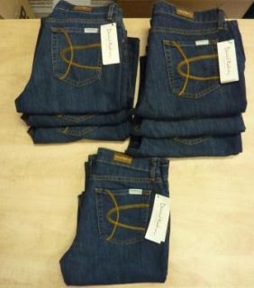 New David Kahn Jeanswear Emily Bootcut Paris Wash Ladies Jeans Sz 4 12