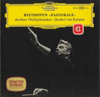 Karajan BPO Beethoven Symphony No 6 DGG 138 805 NM NM Big Tulips
