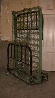 Vintage Antique Metal Murphy Double Full Size Bed frame and spring