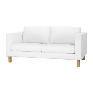 IKEA Slipcover Karlstad Blekinge White Loveseat Cover Removable New