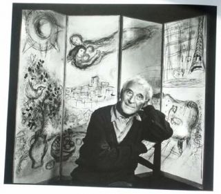 Marc Chagall Portrait Print by Yousuf Karsh