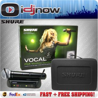 Shure PGX24 SM58 DJ Karaoke Wireless Handheld Microphone System H6