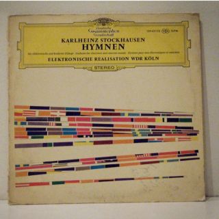 KARLHEINZ STOCKHAUSEN Dbl LP Hymnen Deutsche Grammophon avant garde