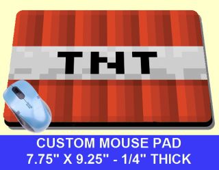 TNT Block Minecraft Mouse Pad Mouse Mat Large Great Quality