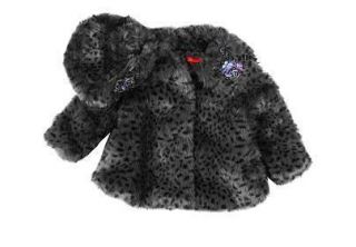 New Authentic Biscotti Kate Mack Baby Girl Toddler Kids Winter Fur