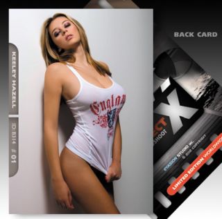 Keeley Hazell ID B314 XX Project x Limited Edition Cards