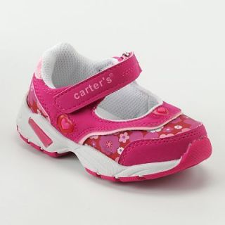 Carters Glamour Z Girls Toddlers Light Up Shoes Pink