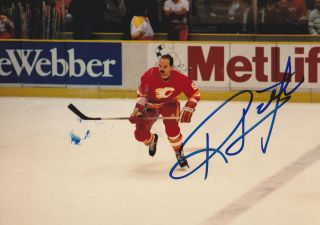 Keith Hanson Calgary Flames Signed Auto 3x5