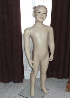 Full Body Child Mannequin Sz 2 3 Great Condition