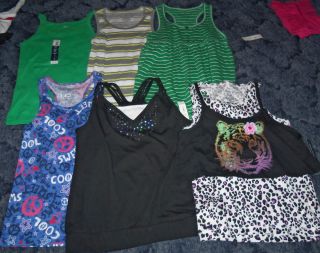 Brand New Girls Size Large 10 12 Tanks and Camis