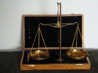 Portable Balance Beam Scale with Original Box Weights