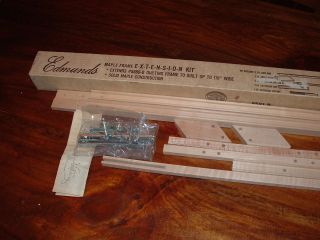 Vintage Edmunds Maple Frame EXTENSION Kit #5561 D For Quilt Frame NIB
