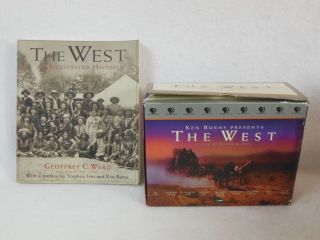 Ken Burns Presents The West A Film by Stephen Ives VHS 9 Tape Set w