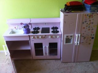 Kenmore Pink Vintage Kitchen Kids Pretend Play Set