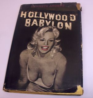 Vintage Hollywood Babylon KENNETH ANGER 1975Hardcover Jane Mansfield