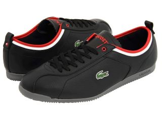 Lacoste Mens Kensal Basil Black Red Sneakers Shoes 11 5