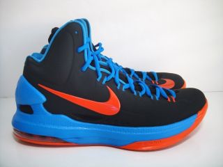 Nike KD V 5 DMV Kevin Durant DS Away Black Orange Photo Blue Size 9