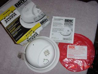 BRK 9120B Smoke Detector Alarm 120 Volt Battery Back Up Free Shipping