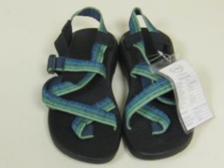 New Chaco Vibram Pro Blue Green Twelve Sandals Womens Sz 7 Sandal