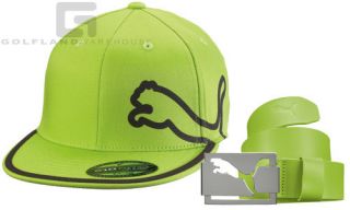 Rickie Fowler Puma Monoline 2012 Cap Green Belt Combo New Green Lime