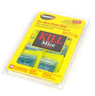 Lot of 3 Packages of Sweeneys Kill Mice No Mess Paste Bait