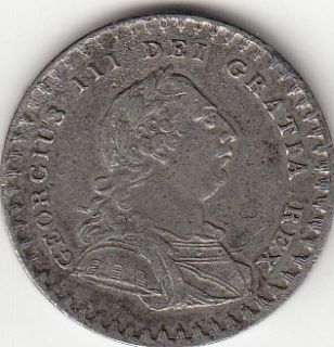 1811 King George IV One Shilling Sixpence (1/6d) Sterling Silver Bank