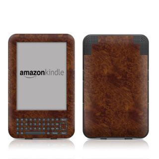  Kindle 3 Skin Cover Case Decal Burl Wood Grain