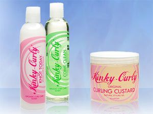 Kinky Curly 8oz Come Clean 8oz Knot Today 8oz Curling Custard Bundle