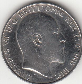 1906 King Edward VII Florin 2 Sterling Silver 92 5 British Coin