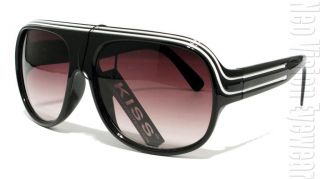 Kiss Millionaire Stunna Shades Sunglasses Smoke White Black K46
