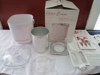  FREEZE DESIGNER KITCHEN CENTER ICE CREAM MAKER WITH BOX AND MANUALS