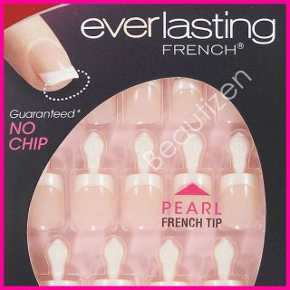 Kiss Glue on Nails Everlasting French Real Short EF09